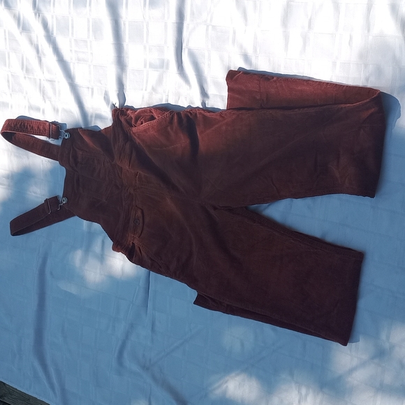 Anthro Brown Corduroy Overalls - Picture 13 of 13